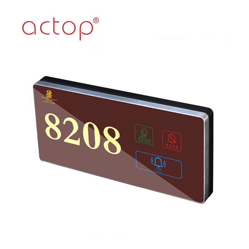 Hotel electronic doorplate LED luminous doorplate