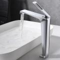 Minimalist Brushed Gunmetal Grey Basin Faucet