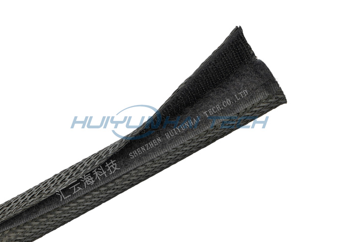 Velcro Polyester Expandable Braided Sleeve