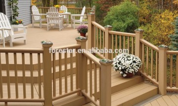 2016 new wood plastic composite railing