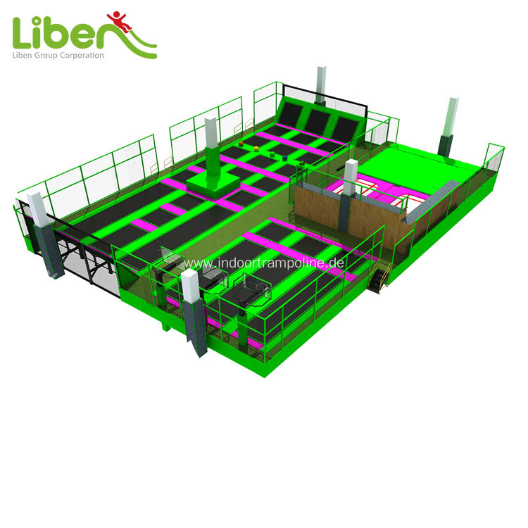 High quality customized indoor big trampoline park