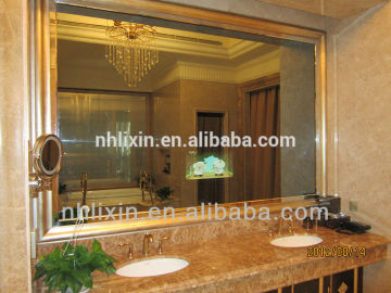 Saudi Arabia market, waterproof 220V framed TV mirror , magic mirror TV