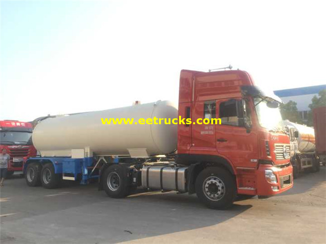 2 axle 2000L Liquid Ammonia Tanker Trailers