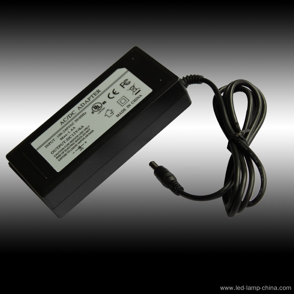 12V 5A AC Adapter 60W LCD Monitor LED Strip Driver