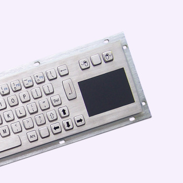 Vattentätt IP65-tangentbord i stål med pekplatta