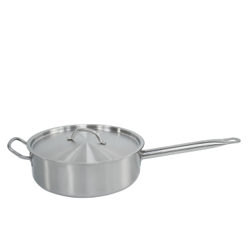 Stainless steel small pot with handle