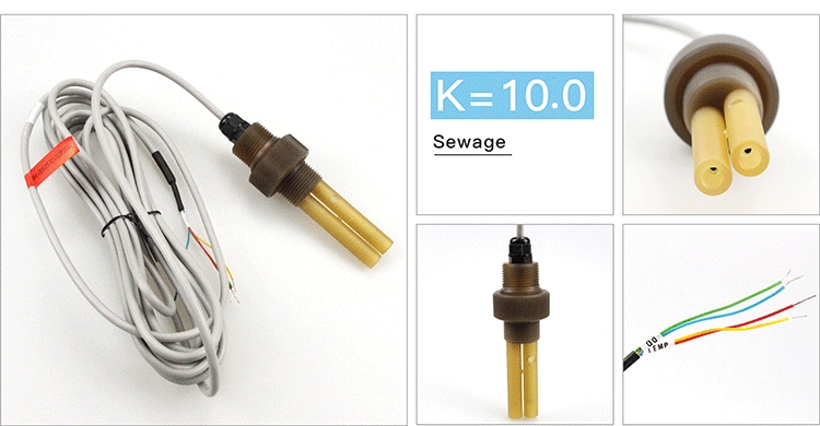 PH TDS EC Water Tester online digital electrical conductivity meter GWQ-EC200