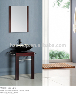 Corner wall mounted bathroom vanity units