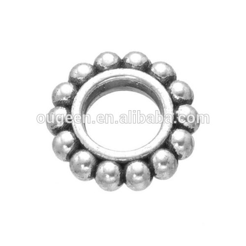 wholesale cheap bracelet spacer fashion cheap custom vintage indian silver spacer bead