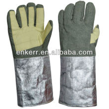 aluminized heat resistant gloves ,high temperature heat resistant gloves
