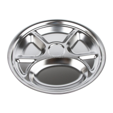 Factory Wholesale Stainless Steel Thai Style Serving Tray - Restaurant Snack Plate Dinner Plate