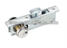 security iron hook aluminium sliding door lock