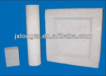 Micro-porous ceramic filter brick, plate and pipe