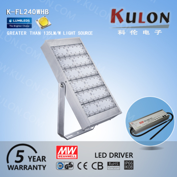 Outdoor 220 volt 240W 24000lm ip66 led flood lights