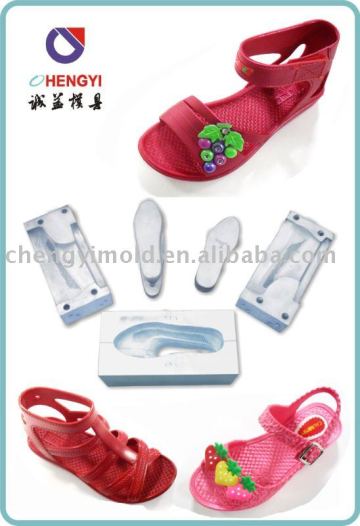 pvc air blowing mould for kids' sandals