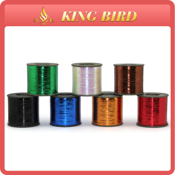 china colorful flat metallic yarn