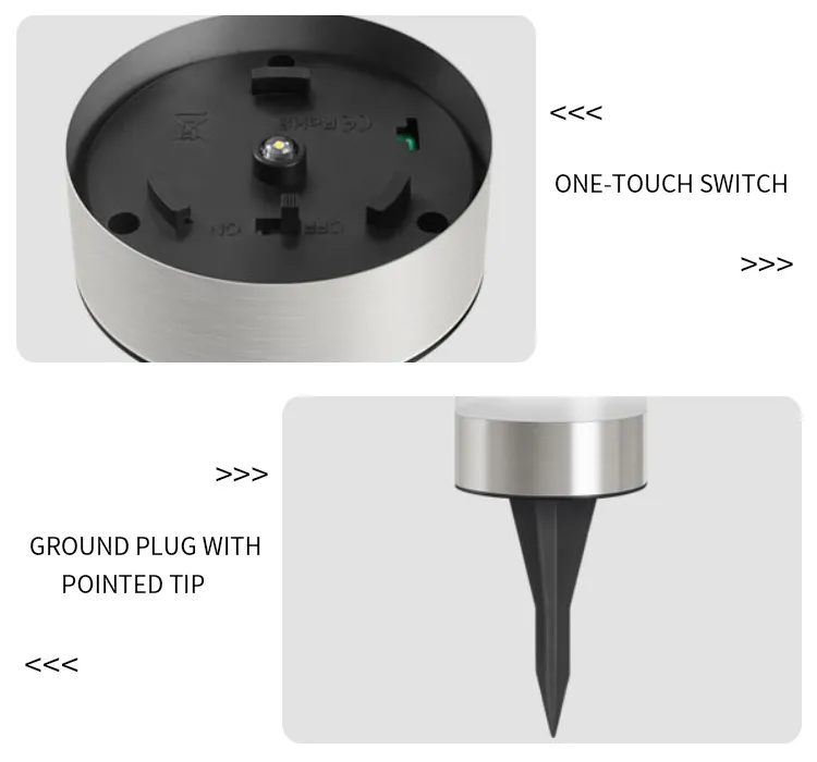 Premium Stainless Steel Garden Spike Lights for Pathways