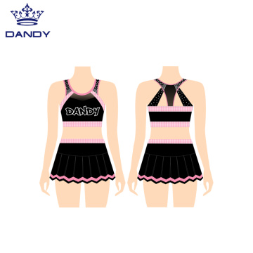 Ensembles de maillots de cheerleading d&#39;impression personnalisés