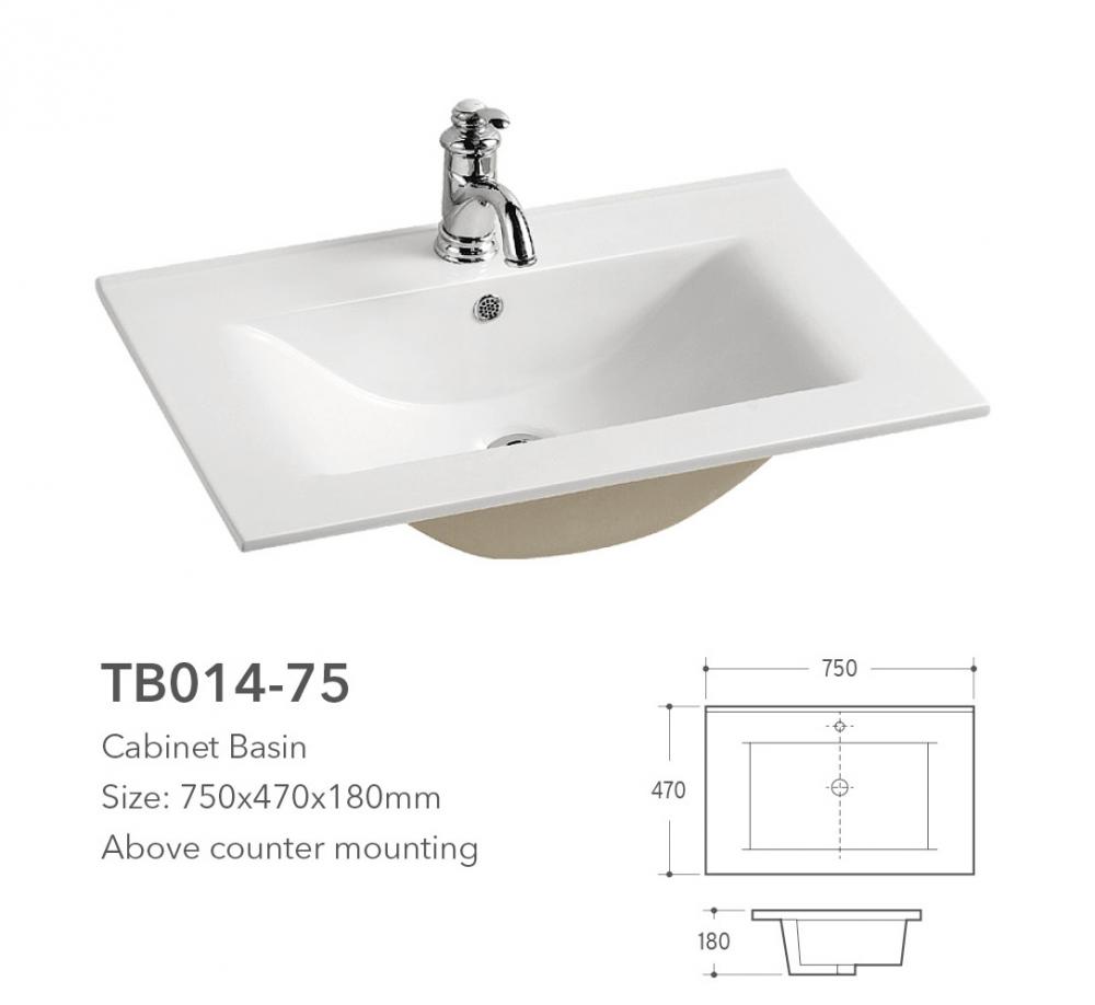 Tb014 75 Cabinet Basin