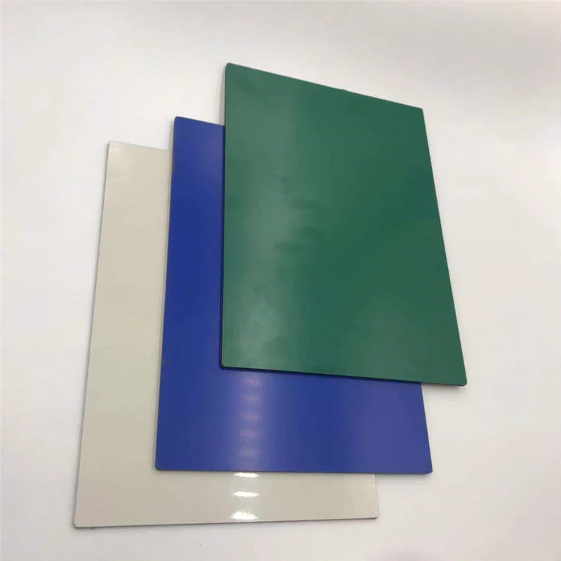 PE 3mm Green Fireproofing Aluminum Composite Plate for Indoor Decoration