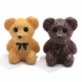 Lovely Resin Bear Figurines Craft Charms Μενταγιόν για Κοσμήματα Ευρήματα Μπρελόκ Κολιέ χειροτεχνία DIY Αξεσουάρ