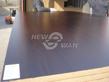 melamine laminated MDF board for furniture,high density plain MDF