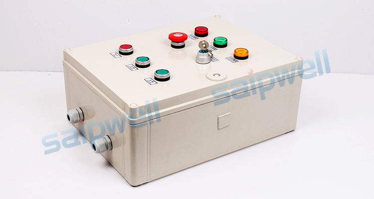 SAIP/SAIPWELL New 420*520*200mm Color IP65 Rated ABS Waterproof Plastic Box Electronic