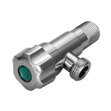 Zinc Handle Brass Body Chrome Angle Valve