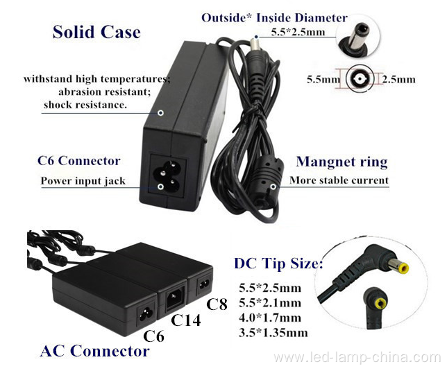 AC to DC 12V 5A Switching For LED Strip Adapter