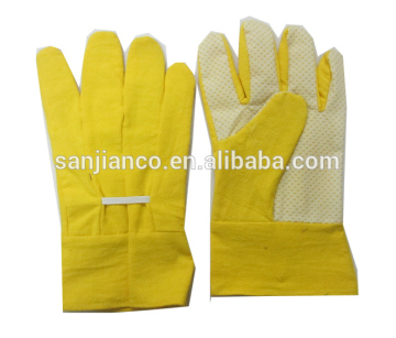 garden labor gloves/ cotton cloth working gloves/poly cotton knitted gloves