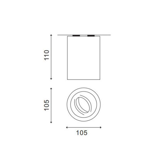 LEDER Aluminnum Decorative 3W LED Downlight