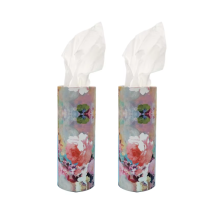 Disposable Facial Tissues Paper Cylinder Box Tissue Paper