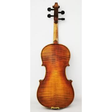 Violino em chamas com pintura chinesa de qualidade no atacado