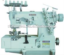 Three needle decorative smocking machine