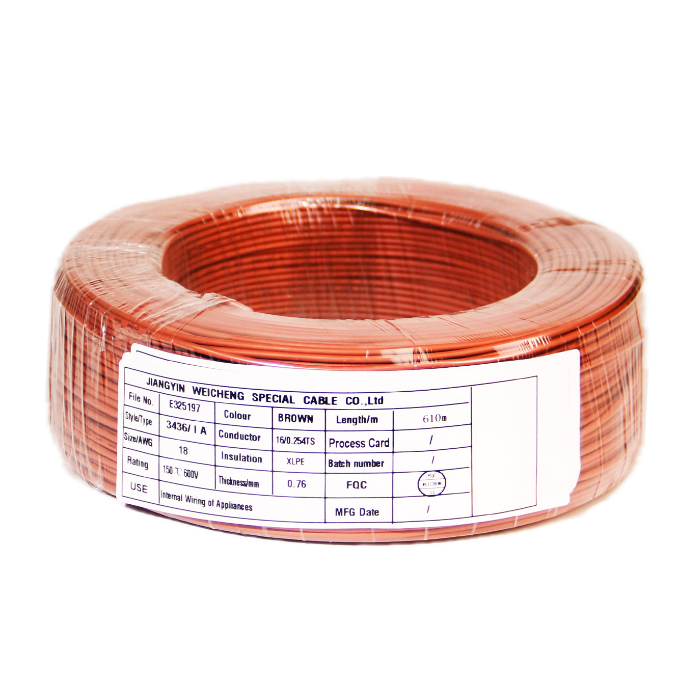 UL3436 18AWG-1 UL3436 18AWG-1