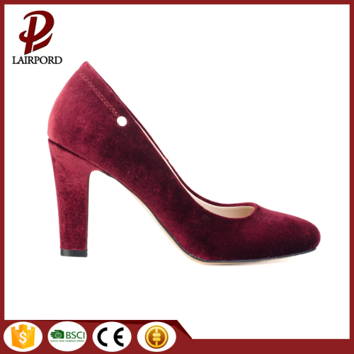 special suede upper middle heels pumps shoes