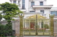 Manor aluminium art fence yard entrance doorr