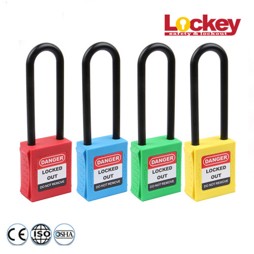 76mm Nylon Shackle Plastic Body Safety Gembok