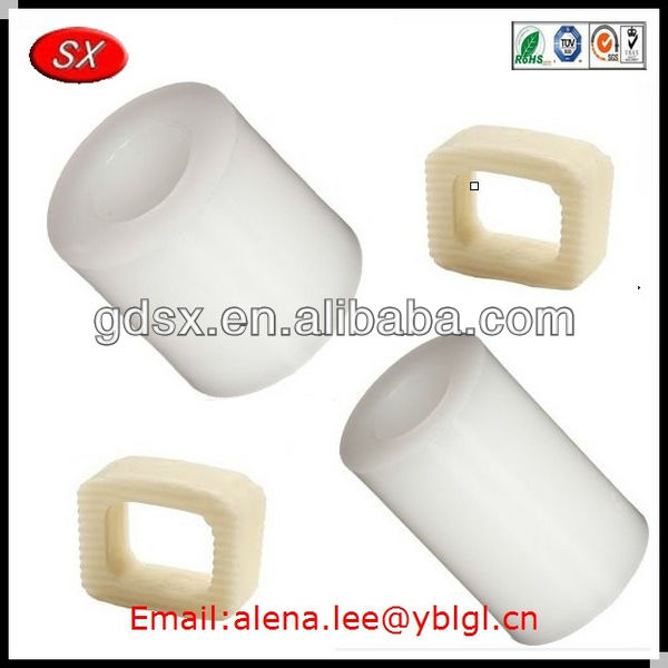 CNC machining plastic window spacer,round nylon spacer,pipe plastic tile spacer