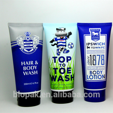 cleanser tubes Screen Printing tubes pe plastic tube cosmetic laminated tubes