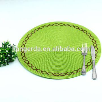 fashion embroidered placemat