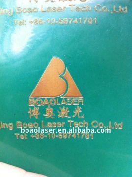 PVC Laser marking machine