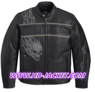 Harley-Davidson Mens T-3 Leather Jacket