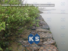 Hexagonal Mesh Pvc Gabion Hot Dip Galvanized Wire Double Twisted