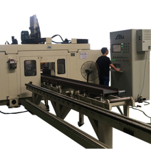 DLS1250 FINCM: Structure Steel Vertical Band Hydraulic CNC Beam Saw Drilling Machine