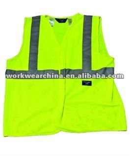 Yellow Safety Reflective Hi Vis Vest