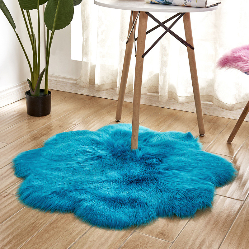 DEQI Kids Room Floor Carpets Modern Area Rugs Non-Slip Fluffy Flooring Carpet Rugs for Bedroom Living Room