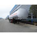 Tri eixos Tanque de combustível semi trailer 45000liter tanques