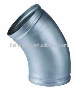 stainless steel grooved 45 elbow pipe fitting manufacturer