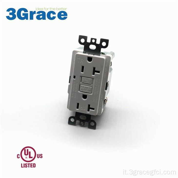 TR 20A 125V Socket GFCI Reciption Wall Outlet